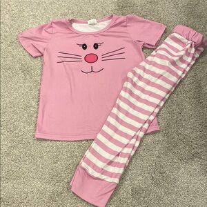 EUC Toddler girl’s Bunny Pajamas